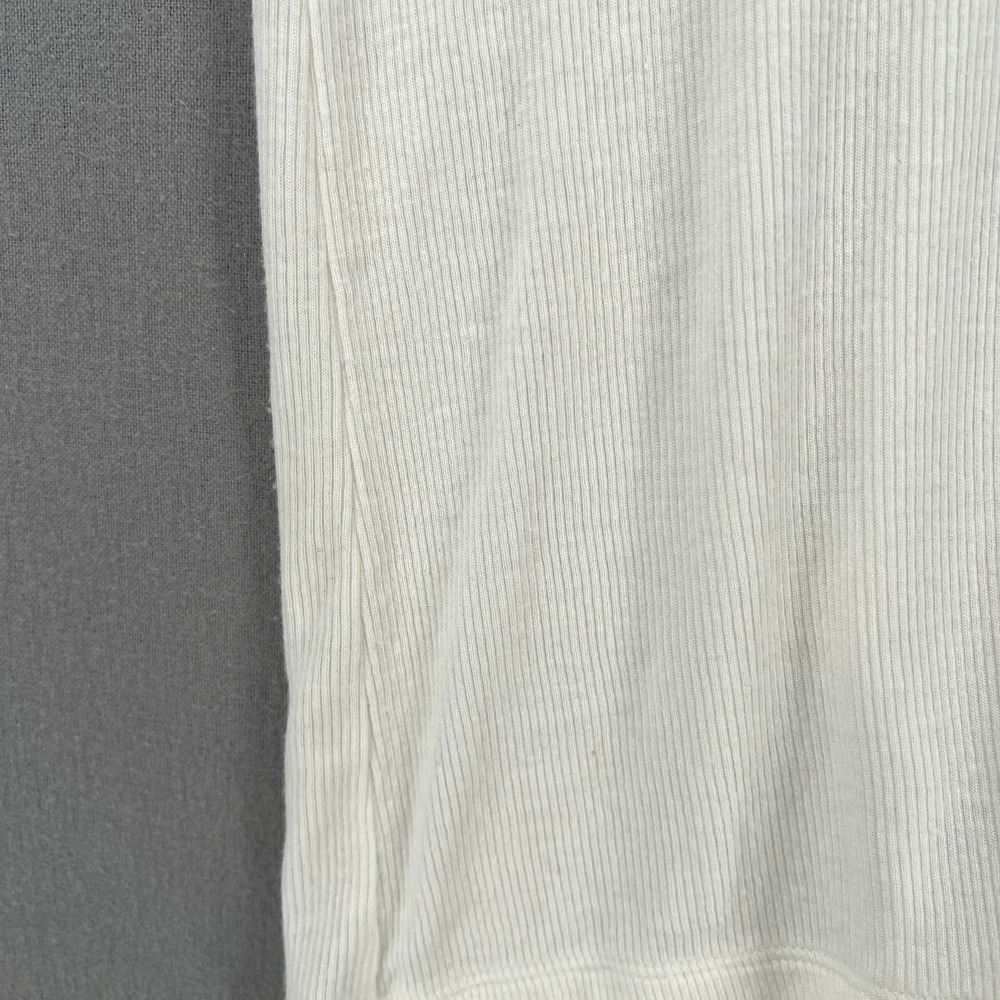 ARITZIA WILFRED FREES Leonis T-shirt Womens Small White V-neck Short Sleeve Rib - Picture 10 of 12